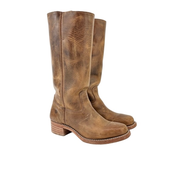 Frye Shoes - Frye Campus Women’s Brown Leather Knee-High Boots